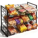 Candy Display Rack, 3 Tier Metal Snack For Retail Counter, Adjustable.... Fixed Price $42.19.