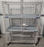 Metromax Storage Shelving Cage Rack Shelf W/casters 24" 48" 68". Fixed Price $1250.00.