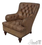 L60641: Maitland Smith Piper Chair W.tufted Leather Model NO.1134 New. Fixed Price $2095.00.