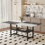 Dining Table Practical Shelving Unit With Non-slip Feet Steel Plate Reinforced. Fixed Price $396.00.