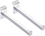 12 Pcs 10 Inch Slatwall Deluxe Hooks Heavy Duty Shelf Brackets Display. Fixed Price $38.99.