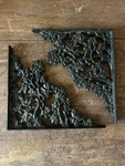 Vintage Set Of Cast Iron Garden Acorn Corner Brace Bracket Corbel 10 1/4 X 9. Fixed Price $40.00.