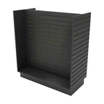 Gondola Slatwall Merchandiser Black Econoco WDSWH48BK. Fixed Price $696.96.