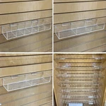 Acrylic Slatwall Display Bin Multi-compartments. Fixed Price $69.95.