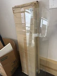 Store Supply Warehouse Lots 10 12 X 48 Inch Tempered Glass Shelf W/ Bracket. Fixed Price $260.00.