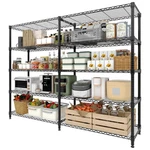 Heavy Duty Metal Storage Shelves 4/5 Tier Adjustable Garage Pantry Rack. Fixed Price $134.52.