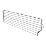 Lot Of 100 Lozier Wire Binning Front Fence 21 1/2" X 4" Chrome Silver. Fixed Price $79.99.