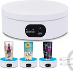 Yvv Turner Cup Rotating Display Stand For Epoxy Glitter Tumbler, 360 Degree Auto. Fixed Price $18.02.
