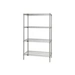 Quantum WR86-2460C Nsf Shelf Chrome Wire Shelving Starter Kit 60" 24" X.... Fixed Price $919.68.