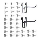 4" Metal Gridwall Display Hooks 40 Pcs For Retail Store Craft Show. Fixed Price $41.04.