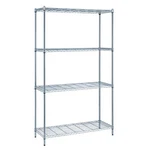 Quantum Storage, Chrome Consumer Grade 4-TIER Wire Shelving Unit, Height 72 In,. Fixed Price $179.99.