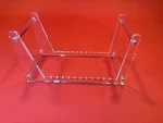 Niubee Clear Acrylic Desktop Vinyl Record Stand Holder - Displays 50 Lps. Fixed Price $24.50.