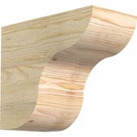 Ekena Millwork RFT06X10X12CAR00RDF Carmel Rough Sawn Rustic Wood Rafter Tails'. Fixed Price $51.67.
