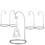 Banberry Designs Ornament Display Stands - Silver Christmas 5 Pack,. Fixed Price $27.46.