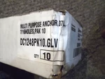 10-PACK DC1248 Lozier Gondola Multi-purpose Anchor Plate 7/16 Holes. Fixed Price $37.00.