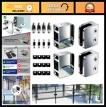 4PCS Clamp Bracket For 1/3"-1/2" Tempered Glass, Stainless Steel Clips. Fixed Price $79.99.