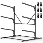 Kayak Storage Rack, Heavy Duty Freestanding For Garage Outdoor.... Fixed Price $138.89.