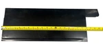 Lozier Black Metal Base End Trim For Display Shelving Units 19 Inches - 8 Pieces. Fixed Price $100.00.