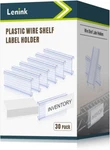 Lenink 30PCS Wire Shelf Label Holders,plastic Rack Holder,compatible. Fixed Price $18.93.