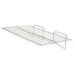 Econoco SWEC/2412 Slatwall Merch SHLF,STEEL,LDCAP:10LB,PK6 45KX52. Fixed Price $92.23.