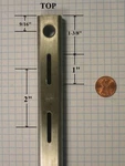 Econoco #SS30-48" Extra-heavy Duty Wall Standard, Length, Steel, Version #5. Fixed Price $9.95.