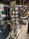 Leanin' Tree Rotating Metal Multi-tier Retail Card Display Stand. Fixed Price $195.00.