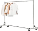 Heavy Duty Chrome Rolling Garment Rack - 600LB Capacity, 70IN Extra Long. Fixed Price $148.99.