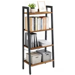 Ladder 4-TIER Display Bookshelf, Industrial Style Storage Standing She.... Fixed Price $77.45.