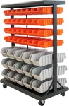 Trinity Ecostorage 6-TIER Dual-sided Rolling Bin Rack, 330 Pound Capacity, Inclu. Fixed Price $298.43.
