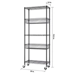 Trinity 5-TIER Nsf Wire Shelving W/ Baskets, 30" X 14" D 75.5". Fixed Price $156.76.