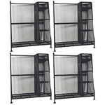 Suncast Storage Heavy Duty Metal Golf Equipment Organizer Rack (4 Pack). Fixed Price $353.99.