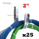 25 Wavenet JHWM02-C 2" Wall Mount Hooks For Hanging CAT5 CAT6 Fiber Bracket. Fixed Price $48.19.
