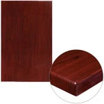 Flash Furniture 30" X 48" Mahogany Resin Table Top, 2" Edge TP-MAH-3048-GG. Fixed Price $209.99.