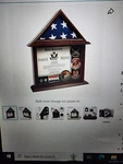 Decomil Llc Display Case And 3X5 Flag/docs Not Included. Fixed Price $110.00.