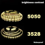 5M 300 Led Strip Light 3528 5050 Smd Rgb Ribbon Tape Roll Waterproof Dc 12V. Fixed Price $8.99.