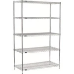 - 24" X 63", 5 Tier, Nsf Listed Adjustable Wire Shelving, Unit Commercial. Fixed Price $250.99.