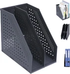 Collapsible Magazine File Holder With 2 Vertical Compartments Foldable Binder. Fixed Price $20.81.