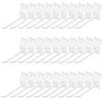 30PCS 4 Inch White Panel Hooks, Heavy Duty Hanging Display.... Fixed Price $26.01.