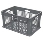 Akro-mils 37612GREY Vented & Stackable Straight Wall Storage Container, 20 Gal,. Fixed Price $30.75.