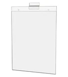 Ad Frame With Slatwall Attachment 8 1/2"W X 11"H Clear Acrylic. Fixed Price $12.99.