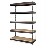 Lorell LLR61622 Riveted Steel Shelving 72X48X18 Black. Fixed Price $357.83.