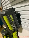 Ryobi 40V Battery Holder Mount For Rubbermaid Fasttrack Garage Slat Wall Panel. Fixed Price $8.00.