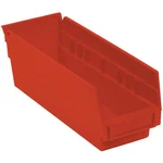 Akro-mils Small Parts Shelf Bins 4-1/8X11-5/8X4" Red Lot Of 24. Fixed Price $54.72.