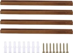 4 Pack Sports Card Display Shelf For Wall, Wood Playing Holder Stand. Fixed Price $24.50.