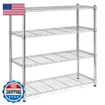 Whitmor 4 Tier Supreme Shelves Adjustable Metal Storage Durable Heavy. Fixed Price $131.77.