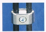 Store Display Fixtures 12 New Chrome Grid Heavy Duty Joinder Clamps. Fixed Price $19.50.