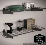 Hyloft Garage Storage System Shelves, 15" 45" Wall Mounted Shelves. 2 Per Box. Fixed Price $31.99.