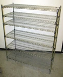 Metro Super Adjustable Chrome Wire Shelf, Shelving Rack Units, 6 Different Sizes. Fixed Price $110.00.