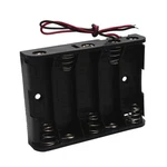 1/2/3/4/5/6/8/10 Aa Battery Holder Slot Case Plastic Storage Box Wire Leads Flat. Fixed Price $5.14.