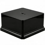Black Gloss Display Base Weighted Square Pedestal For Trophies, & Crafts. Fixed Price $31.99.